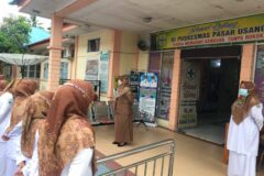 KEGIATAN RUTIN SETIAP HARI SENIN : APEL PAGI PUSKESMAS PASAR USANG