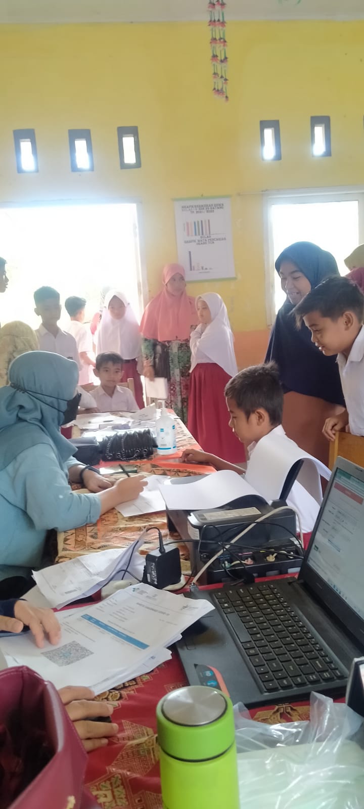 VAKSINASI COVID'19 DOSIS II PADA ANAK SD N 29 KEC. BATANG ANAI