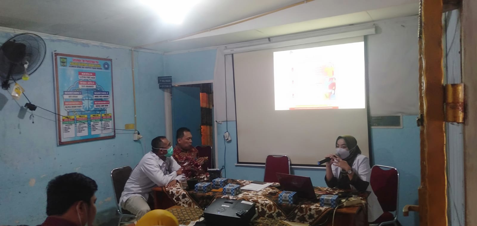 SOSIALISASI PENCEGAHAN DAN PENANGGULANGAN COVID'19 DI KANTOR WALI NAGARI BUAYAN LUBUK ALUNG