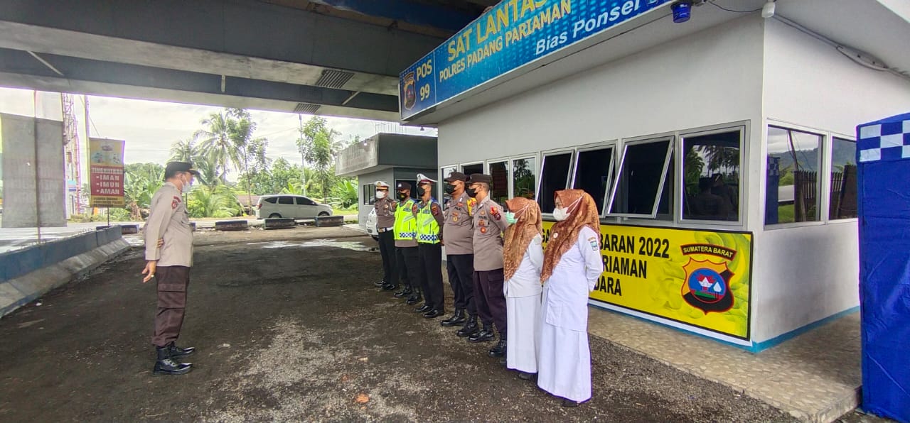 PIKET LEBARAN PERDANA TIM KESEHATAN PUSKESMAS PASAR USANG DI FLY OVER TAHUN 2022