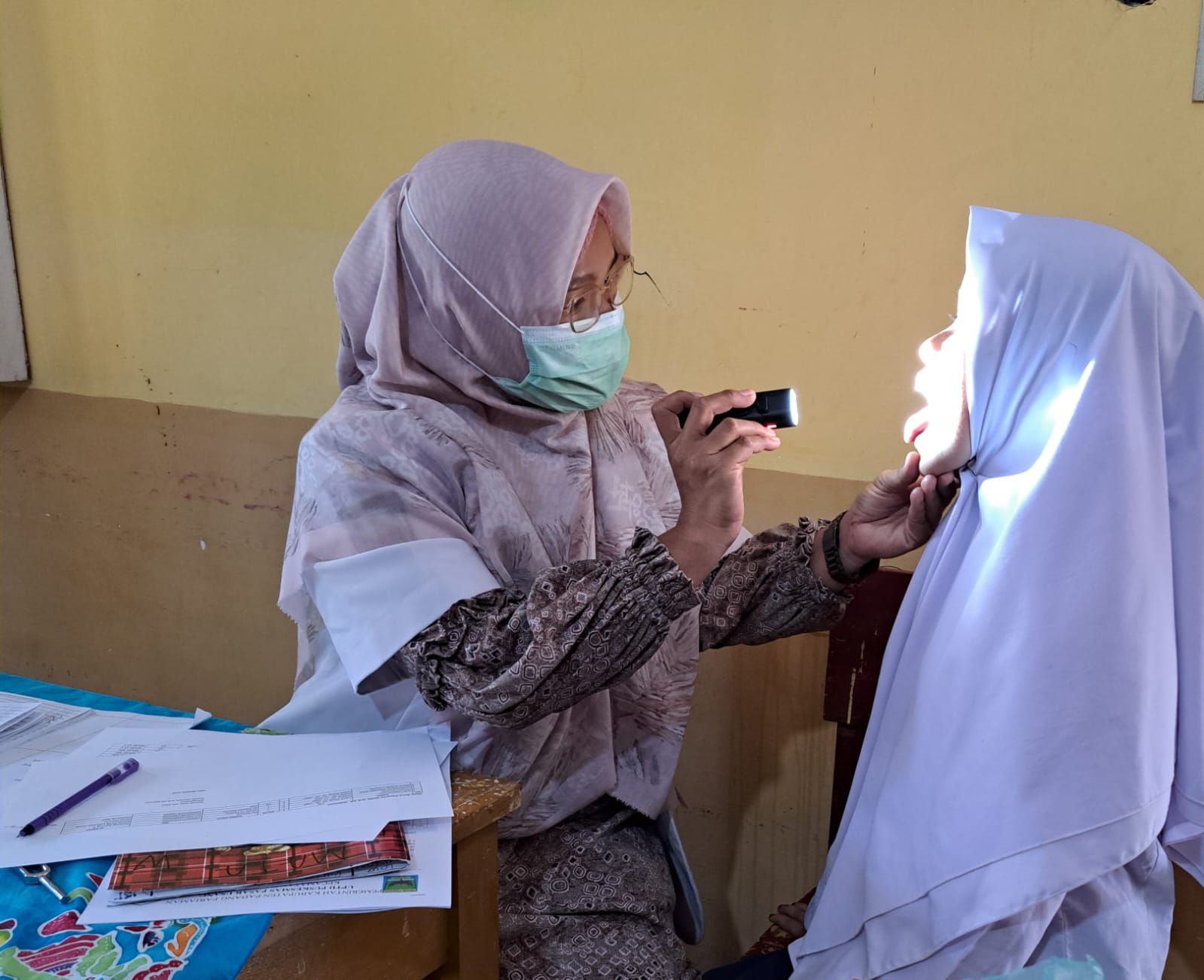 PENJARINGAN ANAK SEKOLAH DI SDN 01 BATANG ANAI